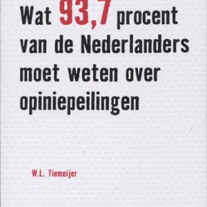 Wat 93.7 procent van de Nederlanders moet weten over opiniepeilingen (e-book) Speciale Aanbieding