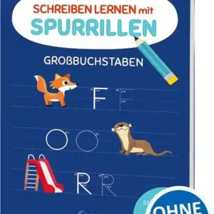 Weekendaanbieding Schreiben lernen mit Spurrillen - Großbuchstaben