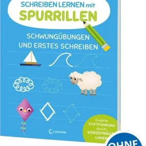 Schreiben lernen mit Spurrillen - Schwungübungen und erstes Schreiben Veilige Betaling