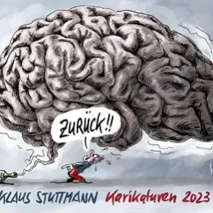 Zurück! - Stuttmann Karikaturen 2023 Op = Op