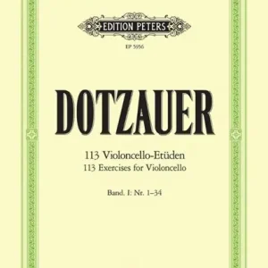 Gratis Verzending 113 Violoncello-Etüden - Heft 1: Nr. 1 -34