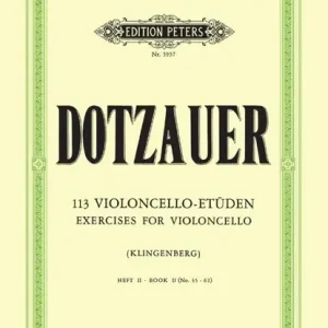 Goedkoop 113 Violoncello-Etüden - Heft 2: Nr. 35 - 62