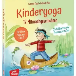 Gereduceerde Prijs 12 Kinderyoga-Mitmachgeschichten