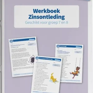 Uitverkoop Werkboek Grammatica Zinsontleding voor groep 7 en 8