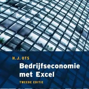 Tijdelijk Beschikbaar Bedrijfseconomie met Excel