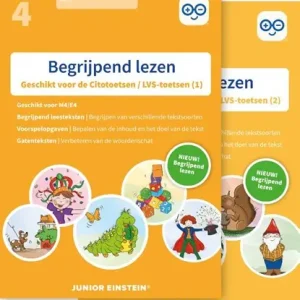 Uitverkoop Begrijpend lezen oefenboeken compleet Compleet pakket, delen 1 en 2