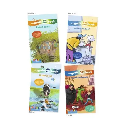Pakket Grote AVI-boeken (4 titels) Seizoensaanbieding