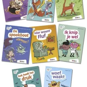 Pakket 2 AVI strips groep 3 en 4 (8 titels) Voordeelprijs