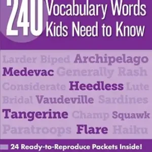 Actieprijs 240 Vocabulary Words Kids Need to Know: Grade 5