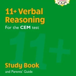 11+ CEM Verbal Reasoning Study Book (with Parents’ Guide & Online Edition): for the 2025 exams Koopje