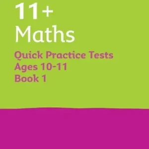 11+ Maths Quick Practice Tests Age 10-11 (Year 6) Book 1 Gratis Verzending