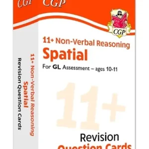 11+ GL Revision Question Cards: Non-Verbal Reasoning Spatial - Ages 10-11 Tijdelijk Beschikbaar