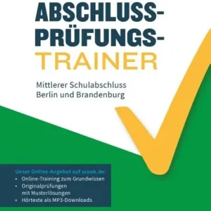 Abschlussprüfungstrainer Englisch 10. Schuljahr - Berlin und Brandenburg - Mittlerer Schulabschluss Laatste Versie