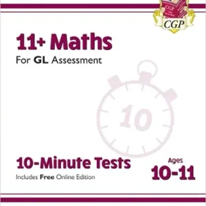 Uitverkoop 11+ GL 10-Minute Tests: Maths - Ages 10-11 Book 1 (with Online Edition): for the 2025 exams