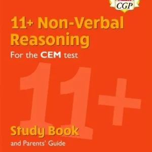 11+ CEM Non-Verbal Reasoning Study Book (with Parents’ Guide & Online Edition): for the 2025 exams Gratis Retour