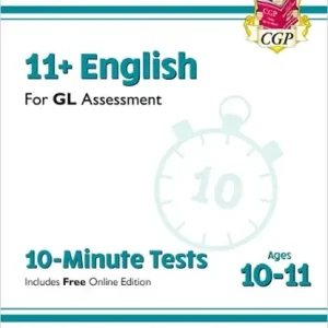 11+ GL 10-Minute Tests: English - Ages 10-11 Book 2 (with Online Edition): for the 2025 exams Voordeelprijs